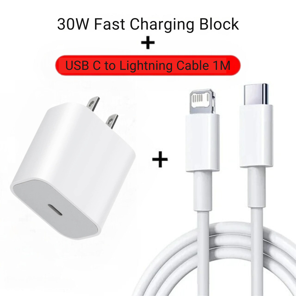 Lightning to C with Charging Block
